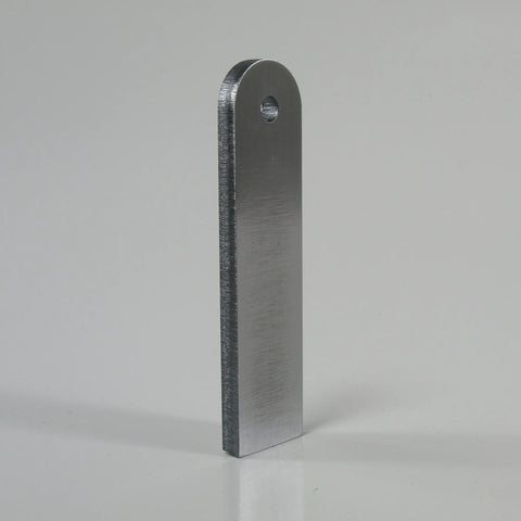 Garage Tested Weld On Threaded Mounting Tabs Featuring 3/8-16 Threads Cut From Solid Quarter Inch Mild Steel, side view.