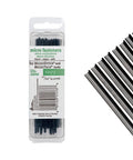 Black 4.4mm Fastener Refills For Micro Stitch And Micro Tach Tools, 1200 Count, Easy Load For Upholstery And Fabric Projects, Fits Leather And Craft Work, Model 11173, Heavy Duty Quick Load Refills Pack, packaged black fastener strips