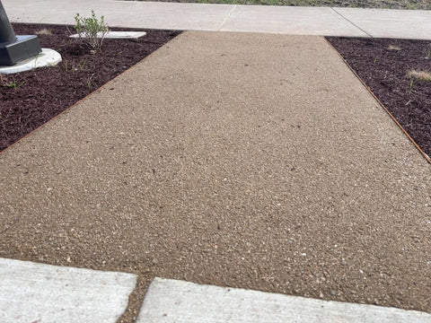 Pathway stabilized with All Natural Psyllium Husk Powder Binder For Decomposed Granite And Soil Stabilization
