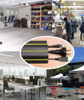 10ft Floor Cord Cover For Home Or Office With 3 Cord Channels Quick Install Cable Protector in various settings