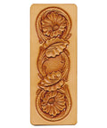 Leather Stamping Tool Set for Crafting, 10 Sheridan Style Stamps Includes Lifter, Bar Grounder, Embossed Floral Design Sample