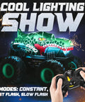 Monster Truck Remote Control Car With Lights And Music 1 To 20 Scale RC Truck For Kids Aged 4 To 7 with lighting effects and remote