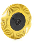 Cubitron Radial Bristle Brush With Ceramic Abrasive Grain For Finishing Polishing And Deburring, 6 Inch Diameter, side view