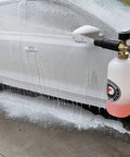Adjustable Foam Cannon With One Quarter Inch Quick Connect, 1 Liter Capacity, Includes Five Pressure Washer Nozzle Tips
