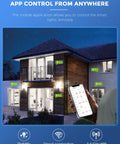 Smart A19 LED Bulb With WiFi Works With Alexa Google Home And Siri Daylight 5000K controlled via smartphone app