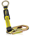 Dolphin Dorsal 18 Inch D Ring Extender For Fall Protection, Easy Hookup Harness Extension Lanyard, ANSI Tested OSHA Compliant PPE
