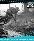 Mountain biker using Beefy Stainless 160mm Disc Brake Rotor for Shimano and SRAM on trail, showcasing crisp braking.