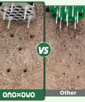 Heavy Duty Lawn Aerator Shoes With Thick Metal Base And Longer Steel Spikes Adjustable Straps Fully Assembled comparison