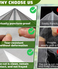 Ultra Fine Nano PP Garden Netting 10 X 20 Ft Birdproof Barrier Screen, tear-resistant comparison with competitor's mesh