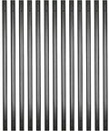 Grooved Aluminum Deck Balusters 32 Inch Rectangular Tubes One By Half Inch With Screws For Wood And Composite Facemount Railings Matte Black