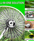 10 Inch Steel Wire Trimmer Head With Universal Fit For Popular String Trimmers Tough As Nails Wire Brush Cutter Head
