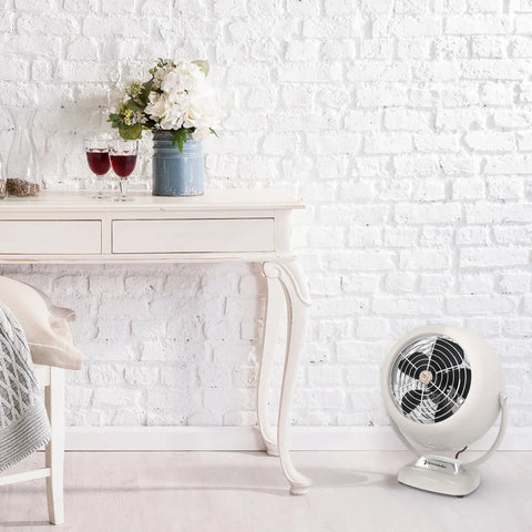 Fresh Retro Metal Air Circulator Fan For Bedroom Office Or Dorm Room Featuring Three Speed Settings And Tilt Control For Maximum Chill And Cool Vibes