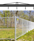 Heavy Duty Chain Link Fence Stretcher Tool With Extended Hooks, 31.5 Inch Steel Woven Wire Fence Tensioner, Five Thick Hook Design