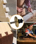 Slick Woodworkers Dovetail Marking Gauge With Cam Lever Lock And Interchangeable Blades For Easy Setup No Fuss Precision Scribing In Inches Or Millimeters Heavy Duty Shop Essential in use with dovetail joints.