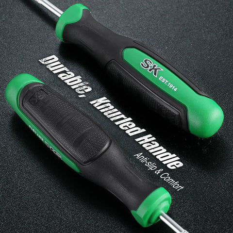 4-Piece Hook And Pick Set With Hardened Steel Shafts And Chrome Plated Finish For Anti Rust Durability, Ultra Fine Tips, Includes Straight Pick, Offset Pick, 90 Degree Pick, And Hook For Precision Repair And Detail Work. two green-black handles