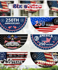 250th Anniversary All American Flag One Point Five By Three Feet Two Ply Polyester Outdoor Flag designs for 1776 to 2026