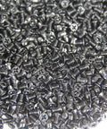 100 Pack Top Shelf 6-32 Flat Head Phillips HDD Screws For 3.5 Inch Hard Drives And PC Desktop Cases in a pile.