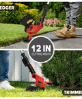 Weed Wacker And Leaf Blower Combo No Battery Included Compatible With 18V Battery Systems trimming edge by path