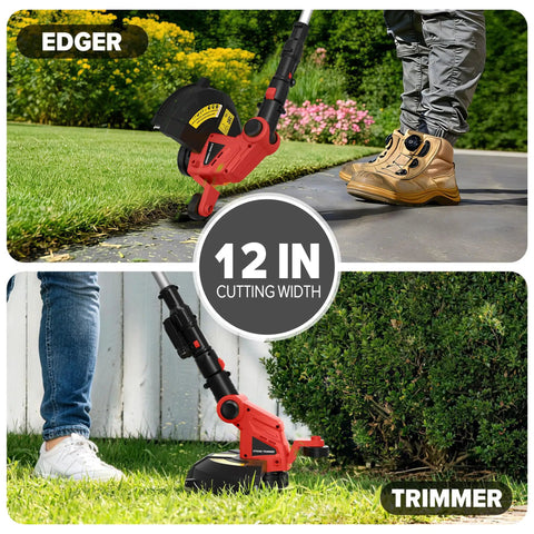 Weed Wacker And Leaf Blower Combo No Battery Included Compatible With 18V Battery Systems trimming edge by path