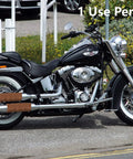 Heat Wrap That Hardens Like Steel For Exhaust Pipes And High Temp Repairs 2 Inch Roll applied on motorcycle exhaust pipes