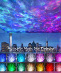 Star Projector Galaxy Night Light Dope Nebula Show With White Noise Music Player Bluetooth Speaker 14 Colors And Timer Remote