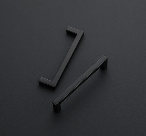 30 Pack 4 Inch Center To Center Slim Square Bar Drawer Pulls Matte Black Kitchen Cabinet Handles Durable Zinc Construction For Cabinets And Drawers