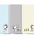 3 Pack Microfiber Cleaning Cloths for Glasses and Lenses featuring Snoopy illustrations, ultra-soft for delicate screens and lenses