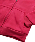 Girls Cozy Soft Fleece Sherpa Lined Zip Up Hoodie For School And Play, Comfy Everyday Sweatshirt With Warm Fleece Lining, Size 5-6