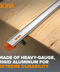 Turn Your Saw Into A Track Master With This Eight Foot NGX Circular Saw Guide Rail System Featuring Quick Release Connector