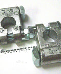 Military Style Battery Terminal With Zinc Plated Steel Fasteners Pair For Beefed Up Power with long bolts for connections