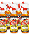 3 In 1 Plant Based Penetrating Oil For Rust And Seizure Food Grade Biobased Industrial Lubricant That Loosens Stuck Bolts Degreases And Cleans Metal Surfaces Anti Seize Protection 16 Oz Pack Of 6 bottles displayed in a row