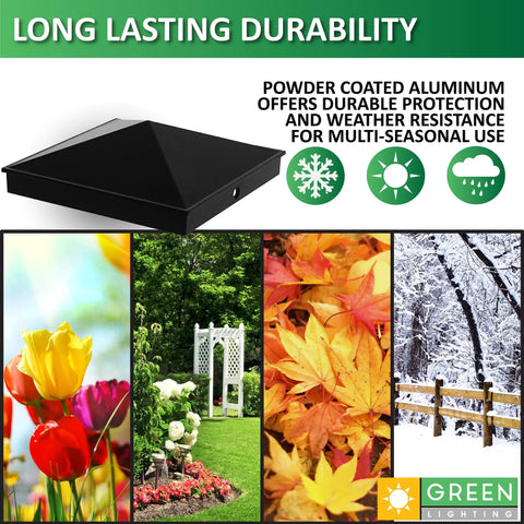 12 Pack 4X4 Aluminum Pyramid Post Cap Covers For True 3.5X3.5 Nominal Wood Posts Matte Black Outdoor Weatherproof Durable Aluminum Construction