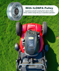 Idler Pulley Set 3 Pack For John Deere Mowers GY22172 GY20629 GY20067 GY20110 Fits 102 105 115 125 D Series image with mower