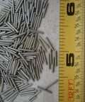 Stainless Steel Dowel Pins M1 X 8 Pack Of 25, Pro-Grade Multi-Purpose Hardware Fastener Kit For DIY And Pros, Rust-Resistant, High Temperature Ready, Humidity Safe, Eco-Friendly And Built To Last, stainless pins beside tape measure