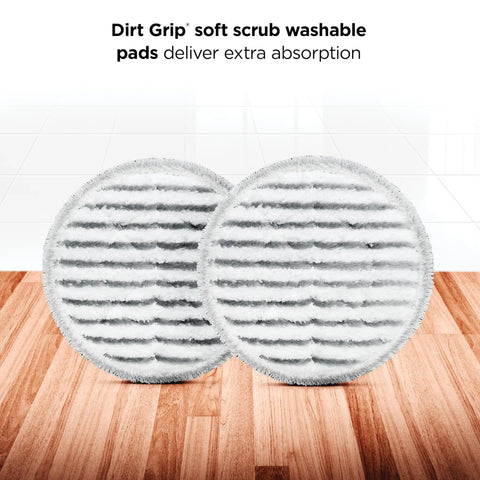 Heavy Duty Steam And Scrub Mop For Hard Floors All In One Deep Cleaning Game Changer That Knocks Out Grime Like A Dream Sleek Grey Build pads designed for extra absorption.