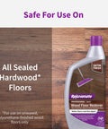 Professional Hardwood Floor Restoration Glaze With Satin Finish 32 Oz product bottle for sealed hardwood floors.