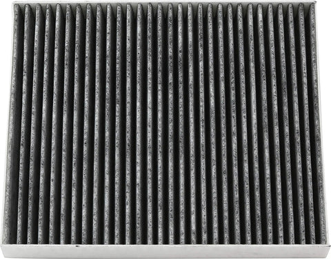 Cabin Air Filter Replacement CP966 For GM Select Models 2013 To 2025 showcasing carbon layer for improved air quality.