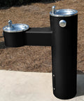 Heavy Duty Gloss Black Spray Paint For Rust Proof Metal Wood Vinyl With Badass Durability And Super Smooth Dope Finish Providing No Cap Weather Protection Without Flaking Off on outdoor drinking fountain