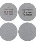 Two Pack 58.5mm Puck Screen With Stand For Espresso Machines Reusable Shower Screen With Silicone Holder 150μm Mesh