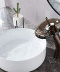 Waterfall Bathroom Faucet With Single Handle Solid Brass Construction Oil Rubbed Bronze Finish Tall Vessel Sink Vanity Faucet Upgrade