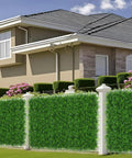 Ultra Dense Realistic Boxwood Hedge Wall Panels 40x120 Inches Covering 33.33 Sq Ft UV Protected Artificial Grass Backdrop