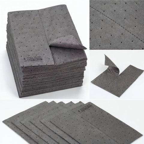 Heavy Duty Universal Absorbent Pads 10 X 13 Inch 100 Pack No Sweat Cleanup Tough As Nails Pads Soak Up Oil Coolant And Hydraulic Fluid Instantly For Garage Shop Or Warehouse Use Without The Hassle