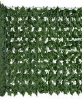 Artificial Ivy Privacy Fence Screen 128 By 48 Inches UV Resistant Faux Hedge Wall for Indoor Outdoor Use