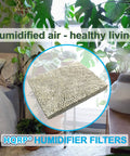 Two Pack Humidifier Water Filter Replacement For Trane And American Standard BAYPAD02A1310A in room setting
