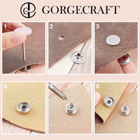 Instructions for using Badass Marine Grade Stainless Steel Snap Button And Rivet Fastener Kit For Boat Canvas Upholstery.