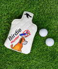 Funny Golden Retriever Putter Headcover Mallet Putters With Embroidered Birdie Hunting Pattern White Magnetic Closure Universal Fit