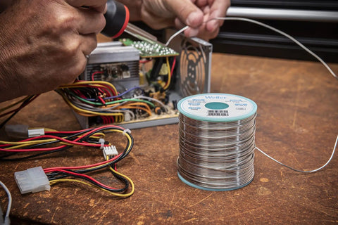 Sn60Pb40 Flux Core Solder Wire 1.0 Millimeter Diameter 100 Gram Spool Two Point Two Percent Flux Delivers Consistent Flow For Reliable Joints