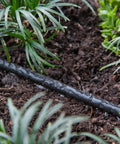 One Quarter Inch Fifty Foot Soaker Hose For Drip Irrigation Ideal For Vegetable Gardens Planters And Borders Black Tubing