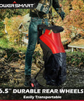 Electric Wood Chipper Shredder With 15 Amp Motor And Collection Bag For Easy Yard Cleanup Ultra Quiet Workhorse Brushless Power