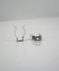 24 Pack T8 U Clip Holder Brackets For 8ft LED Fluorescent Tubes No Screw Needed Mounting Clips Stainless Steel Lamp Support